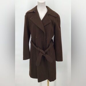 Development Classic Brown Trench Coat Size 8